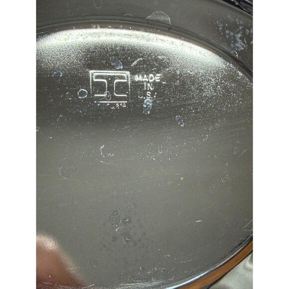 Vintage Irvinware Silver Tone 9 Inch Serving Tray Plate Engraved - Picture 4 of 4